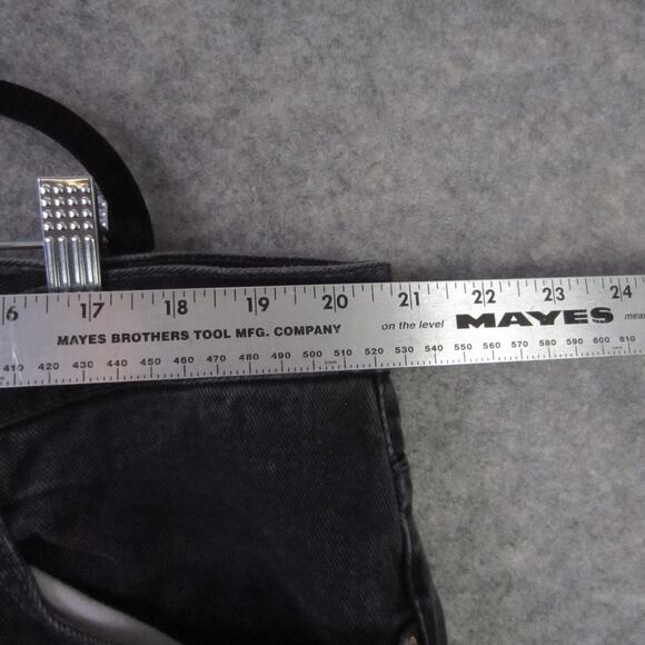 Levi's 550 Jeans Mens 42x30 Black Relaxed Fit Tapered Leg Denim Classic - Picture 3 of 8